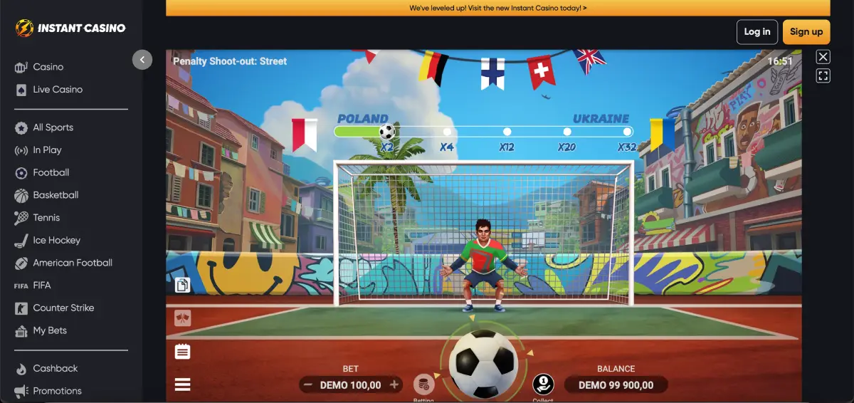 Mobile gameplay of Penalty Shoot Out Street crash game Mobile gameplay of Penalty Shoot Out Street crash game