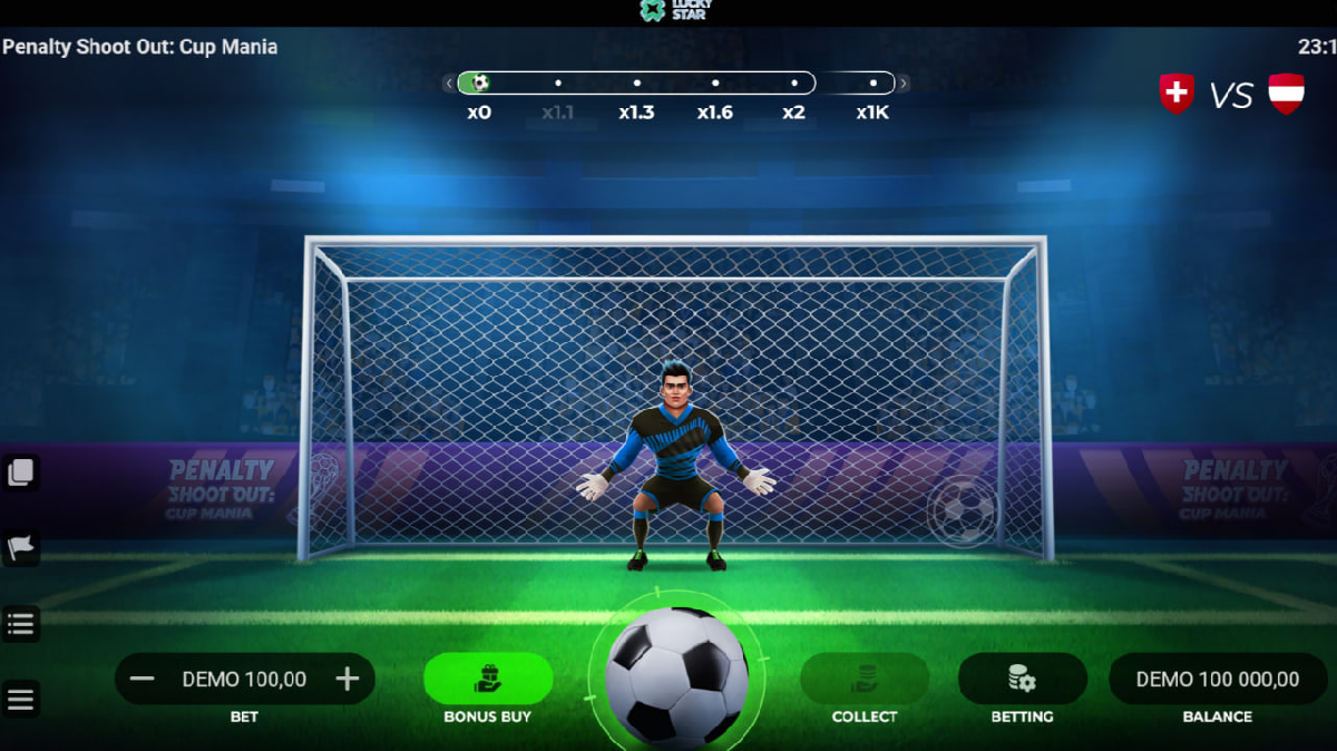 Penalty Shoot Out Cup Mania instant football game based on penalty shootouts
