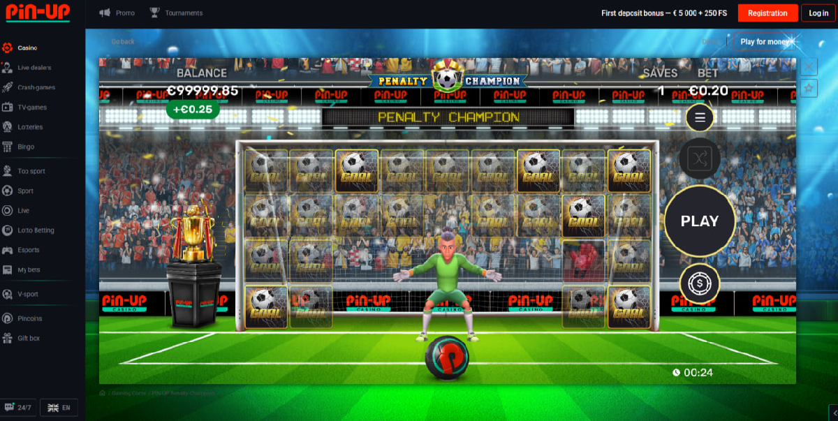 Similar instant win and mine-style games like Penalty Champion